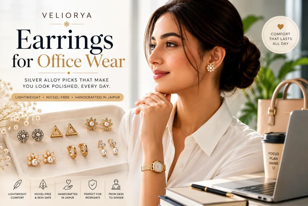 earrings for office wear